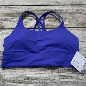 Lululemon Energy Longline Bra Lazurite blue, Size 6 (NWT) B-D cups
